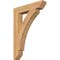 Ekena Millwork Thorton Slat Smooth Bracket, Western Red Cedar, 3 1/2"W x 20"D x 28"H BKT04X20X28THR06SWR - alternate 1